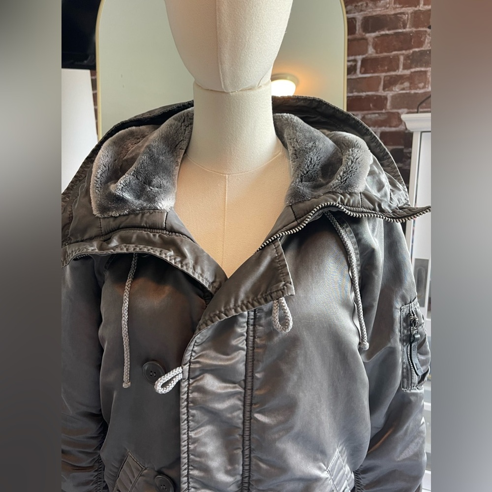 Alpha Industries Gray Bomber Jacket